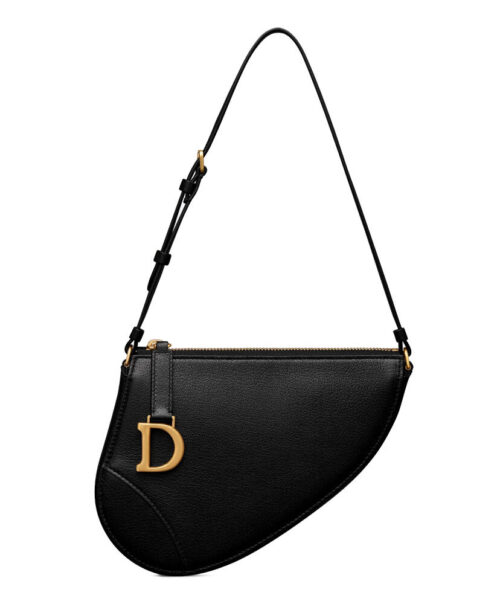 Christian Dior Saddle Rodeo Pouch Black